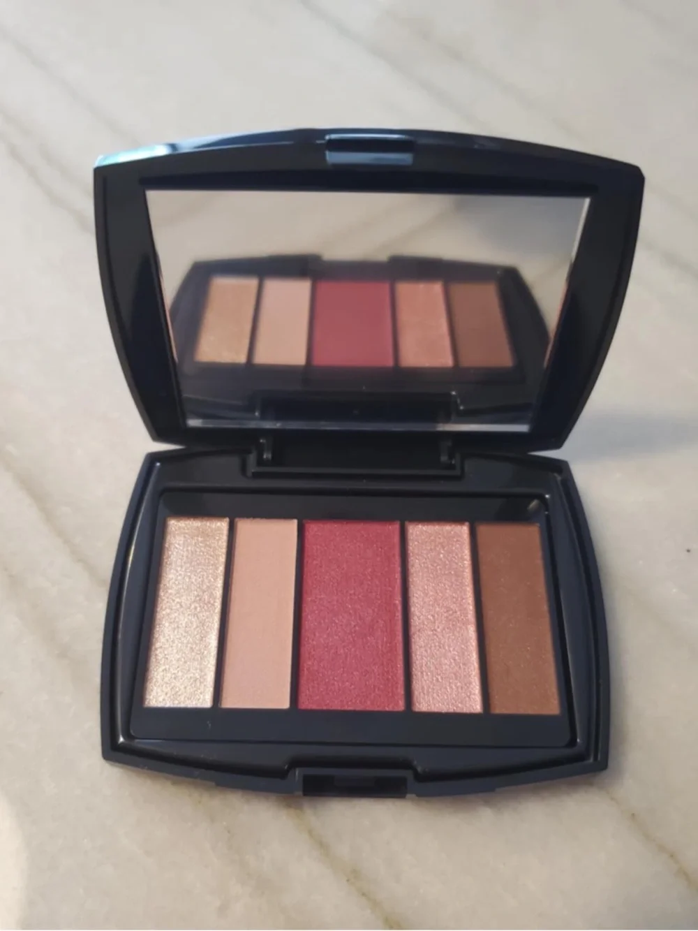 LANCOME Color Design Shadow & Liner Palette in Rose Medley Travel Size 0.07oz